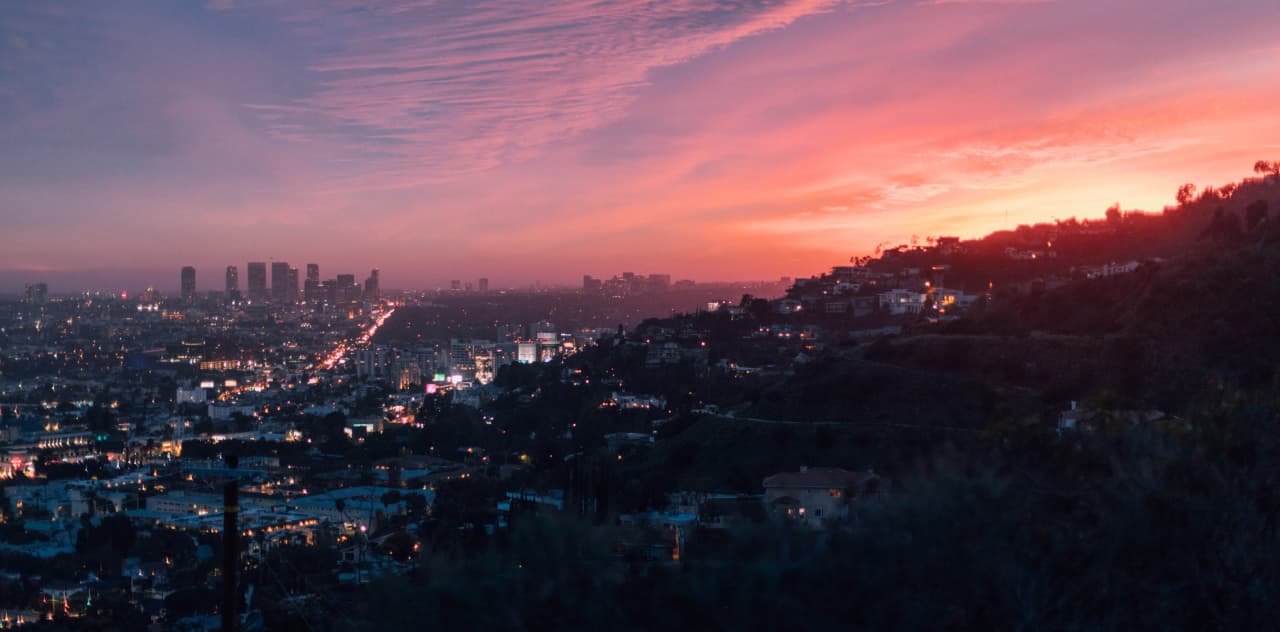 Image of Los Angeles in the summer