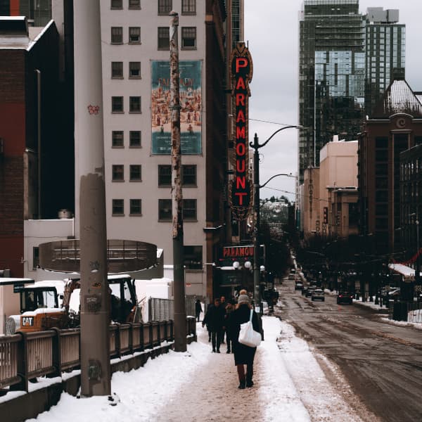 Image of people walking in Seattle
