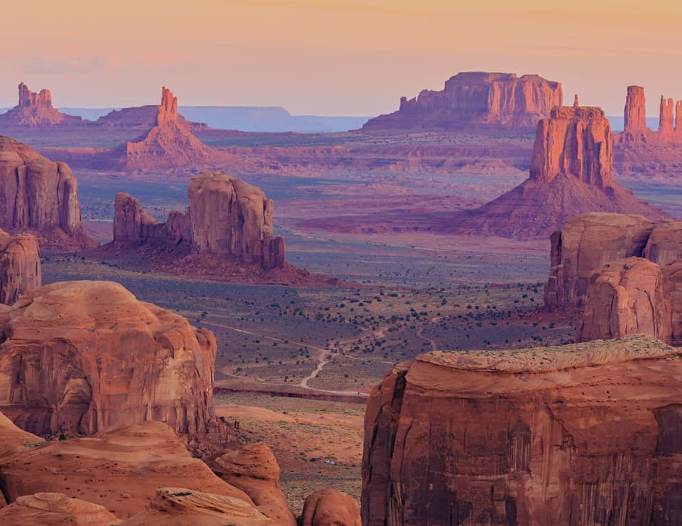 Image of Large Area in the Monument Valley Arizona