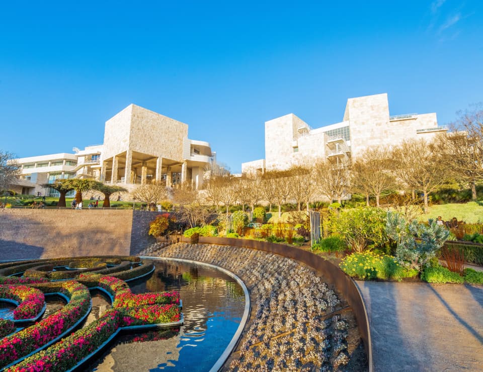 Image of Yard of The J Paul Getty Museum